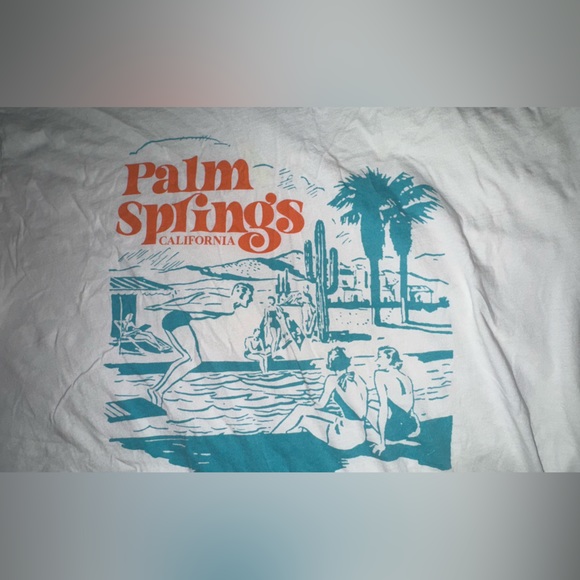 ORIGINAL RETRO BRAND Palm Springs Antique White Shirt XXL - Picture 4 of 6